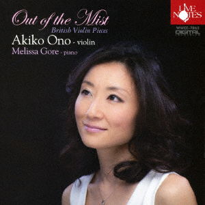 Cover for Ono Akiko · Out of the Mist British Violin Pieces (CD) [Japan Import edition] (2018)