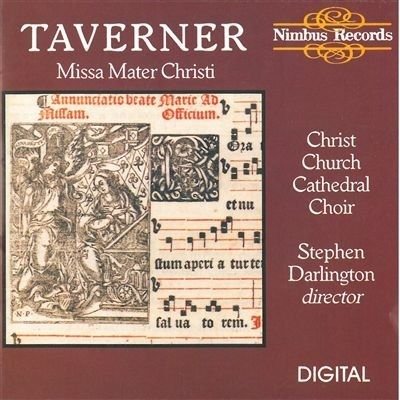 Cover for J. Taverner · John Taverner - Missa Mater Christi Sanctissima (CD) (1997)