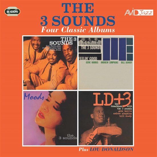Cover for 3 Sounds Plus Lou Donaldson · Four Classic Albums (The 3 Sounds / Feelin Good / Moods / Ld+3) (CD) (2024)