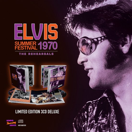 Cover for Elvis Presley · Summer Festival 1970 - the Rehearsals (Deluxe 3cd Digi Book) (CD/BOG) (2021)