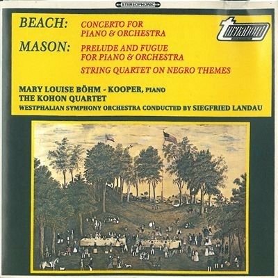 Cover for Amy Beach  · Concerto Per Piano Op 45 In Do (1889) (CD)
