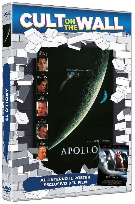 Apollo 13 (Cult On The Wall) (Dvd+Poster) - Bacon, Hanks, Harris, Howard, Paxton, Quinlan, Sinise, Cullen, Horner - Film - Universal - 5053083171827 - 