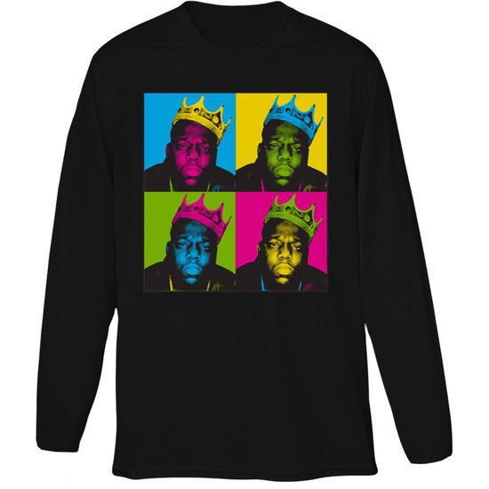 Cover for Biggie Smalls · Notorious B.I.G. (The): Biggie Smalls: Multicolour Panels (Maglia Manica Lunga Unisex Tg. XL) (CLOTHES) [size XL] [Black - Unisex edition]