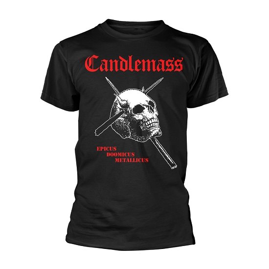 Cover for Candlemass · T/S Epicus Doomicus Metallicus (T-shirt) [size L] [Black edition] (2021)
