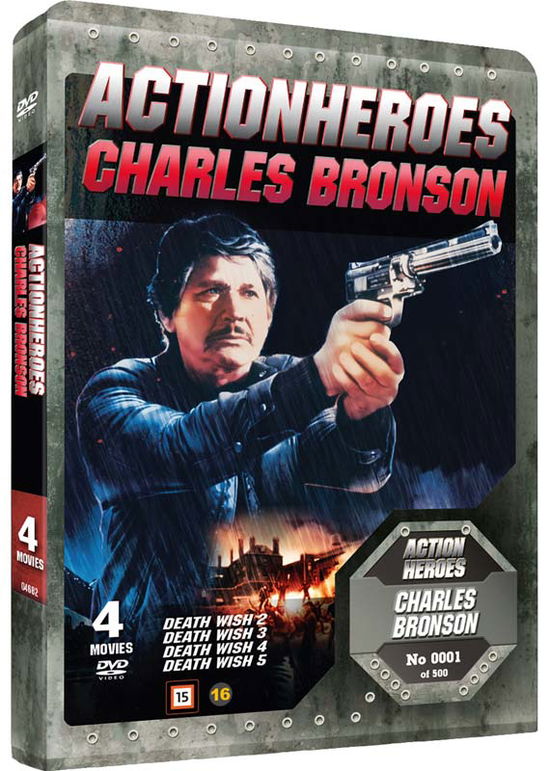 Cover for C. Bronson: Death Wish: Action (DVD) [Steelbook edition] (2021)