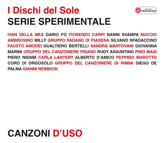 Cover for Compilation · I Dischi Del Sole Serie Sperimentale: (Canzoni D'Uso) (Box 4 Cd) (CD) (2022)