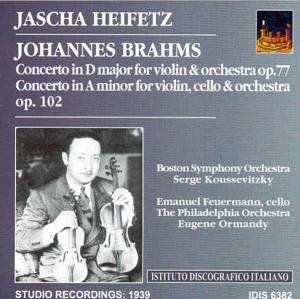 Cover for Brahms / Feuermann / Heifetz · Violin Con (CD) (2002)