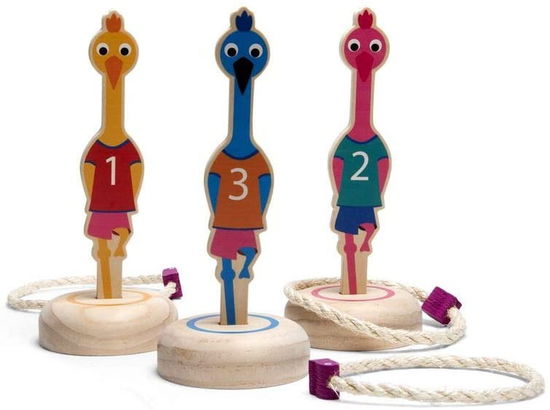 Cover for BS Toys · BS Toys Ringwerpen Vogels Hout  - Werpspel (Legetøj)