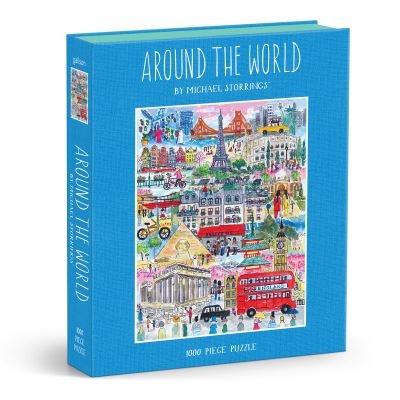 Michael Storrings Around the World 1000pc Book Puzzle - Galison - Brettspill - Galison - 9780735378827 - 9. januar 2025