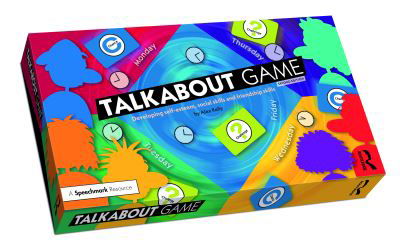 Talkabout Board Game: Developing Self-Esteem, Social Skills and Friendship Skills - Kelly, Alex (Managing director of Alex Kelly Ltd; Speech therapist, Social Skills and Communication Consultant, UK.) - Gra planszowa - Taylor & Francis Ltd - 9781032294827 - 7 lipca 2023