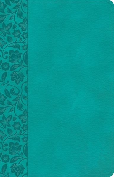 Cover for Holman Bible Publishers · NASB Large Print Personal Size Reference Bible, Teal (Läderbok) (2022)