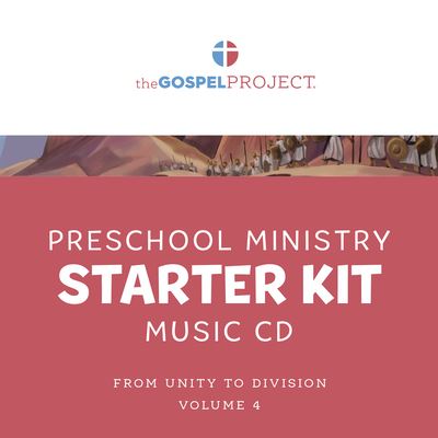 The Gospel Project for Preschool: Preschool Ministry Starter Kit Extra Music CD - Volume 4: From Unity to Division - Lifeway Kids - Inne - Lifeway Church Resources - 9781087760827 - 18 marca 2022