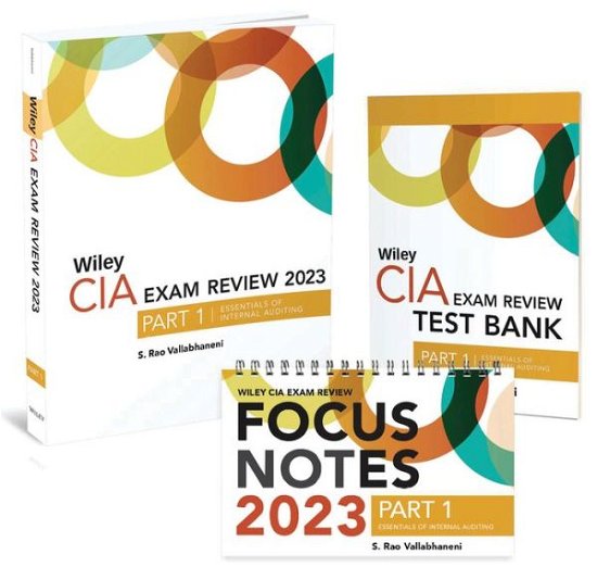 Cover for Wiley · Wiley CIA 2023 Part 1: Exam Review + Test Bank + Focus Notes, Essentials of Internal Auditing Set (Paperback Bog) (2023)