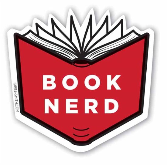 Cover for Gibbs Smith Gift · Red Book Nerd Sticker (Print) (2024)