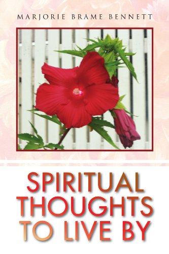 Cover for Marjorie Brame Bennett · Spiritual Thoughts to Live by (Paperback Book) (2009)