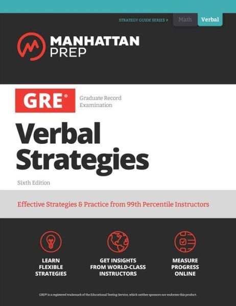 Cover for Manhattan Prep · GRE All the Verbal: Effective Strategies &amp; Practice from 99th Percentile Instructors - Manhattan Prep GRE Prep (Paperback Book) [Sixth edition] (2023)