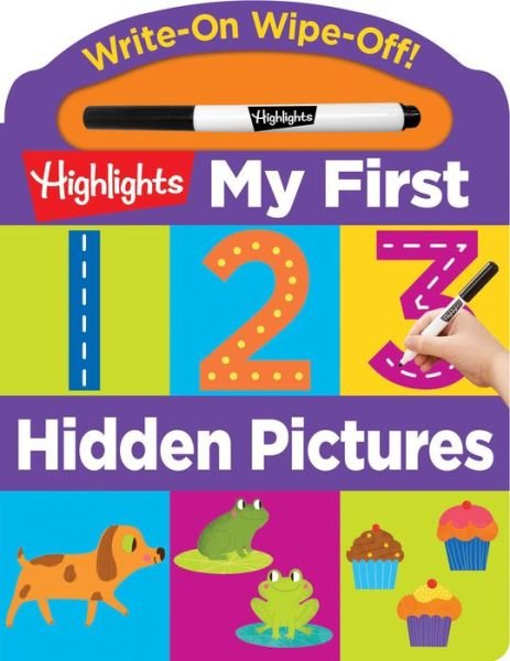 Cover for Highlights · Write-On Wipe-Off: My First 123 Hidden Pictures - Write-On Wipe-Off Board Books (Kartonbuch) (2020)