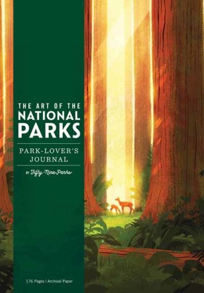 Cover for Fifty-Nine Parks · The Art of National Parks: Park-Lover's Journal (Hardcover Book) (2022)