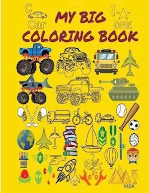 Cover for Msa · Coloring Book for Boys (Book) (2019)