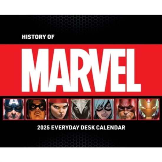 Marvel Desk Block Calendar 2025 (Calendar) (2024)