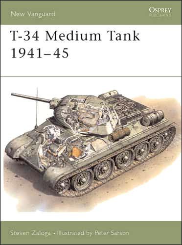 Cover for Zaloga, Steven J. (Author) · T-34/76 Medium Tank 1941-45 - New Vanguard (Paperback Bog) (1994)