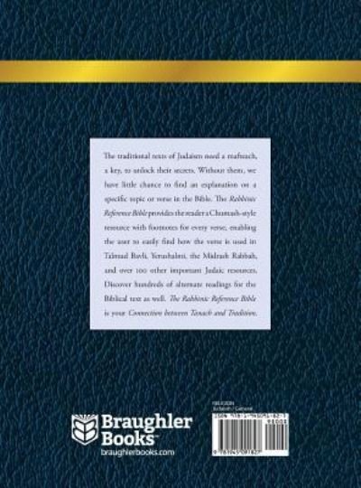 Rabbinic Reference Bible - Slade Henson - Bücher - Braughler Books, LLC - 9781945091827 - 26. Dezember 2018
