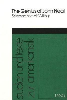 Cover for John Neal · Genius of John Neal: Selections from His Writings (Paperback Book) (1978)