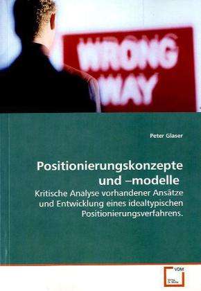 Cover for Glaser · Positionierungskonzepte und mode (Book)