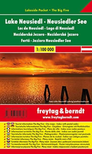 Lake Neusiedl Lakeside Pocket + the Big Five, Waterproof 1:100 000 - Freytag-berndt Und Artaria Kg - Książki - Freytag-Berndt - 9783707910827 - 1 maja 2008