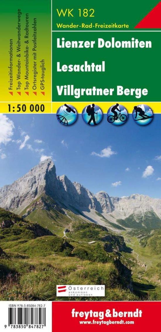 Freytag Berndt Wanderkt.WK182 Lienzer - Freytag-berndt Und Artaria Kg - Książki -  - 9783850847827 - 