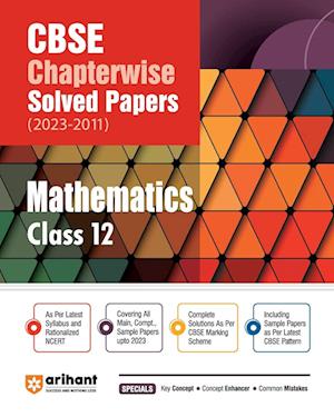 Cover for Laxman Prasad · CBSE CHAPTERWISE SOLVED PAPER MATHEMATICS CLASS 12th (Edition12) (Book) (2023)