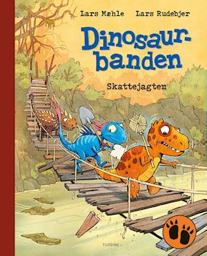 Cover for Lars Mæhle · Dinosaurbanden – Skattejagten (Hardcover Book) [1er édition] (2021)