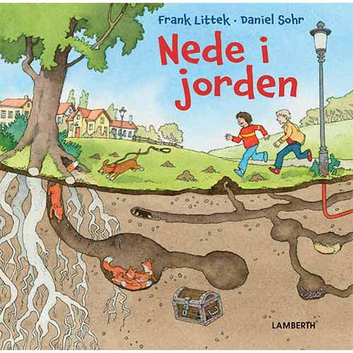 Cover for Frank Littek · Nede i jorden (Inbunden Bok) [1:a utgåva] (2018)