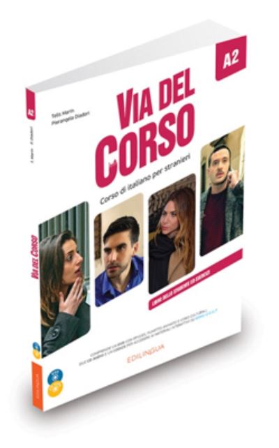 Cover for Marin · Via del Corso: Libro dello studente ed esercizi + 2 CD + DVD + codice i-d-e-e A2 (Book) (2018)