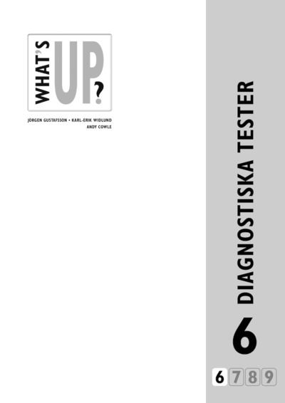 Cover for Andy Cowle · What´s up?. 6, Diagnostiska tester (Book) (2005)