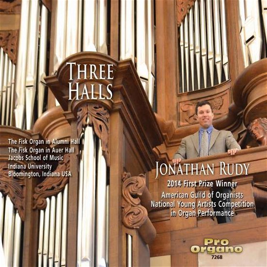 Cover for Bach / Rudy,jonathan · Three Halls (CD) (2015)