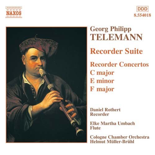 Suite & Concertos for Recorder - Telemann / Rothert / Umbach / Muller-bruhl - Musik - NAXOS - 0636943401828 - 16. juli 2002