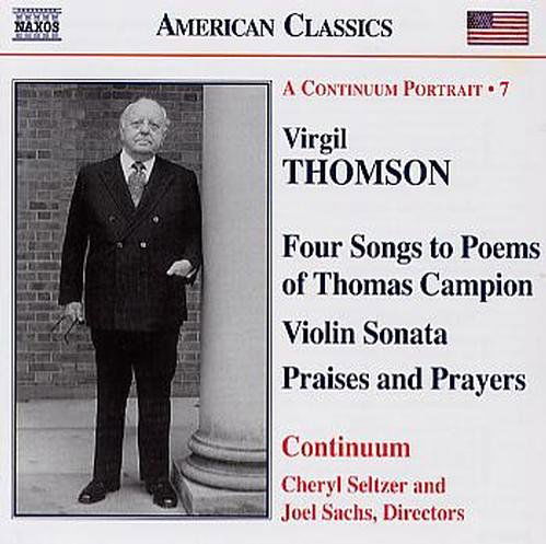 Thomsonvocal And Chamber Music - Continuum - Musiikki - NAXOS - 0636943919828 - maanantai 29. elokuuta 2005