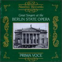 Great Singers at Berlin / Various - Great Singers at Berlin / Various - Musik - NIMBUS - 0710357784828 - 2 december 1992