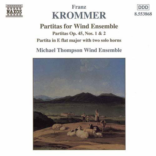 Partitas for Wind Ensemble - Krommer / Thompson - Musik - Naxos - 0730099486828 - 20. juli 1999