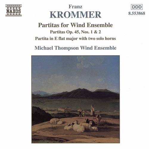Cover for Krommer / Thompson · Partitas for Wind Ensemble (CD) (1999)