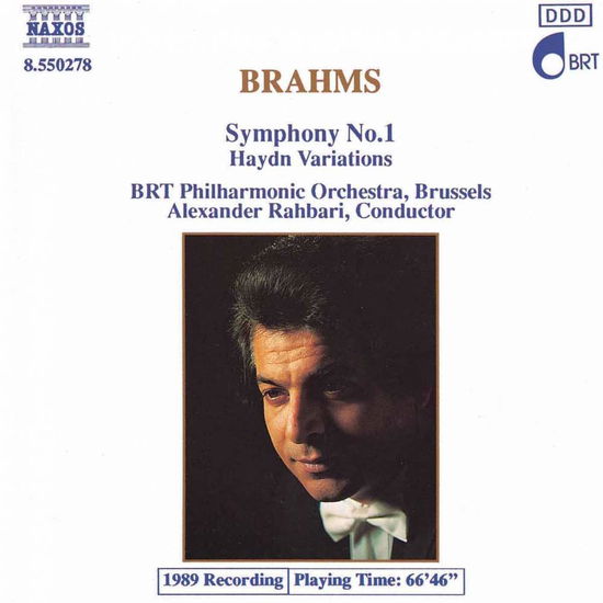 Cover for Brahms / Rahbari / Brt Philharmonic · Symphony 1 / Variations on a Theme by Haydn (CD) (1994)