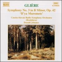 Cover for Gliere / Johanos / Czecho-slovak Rso · Symphony 3 (CD) (1994)