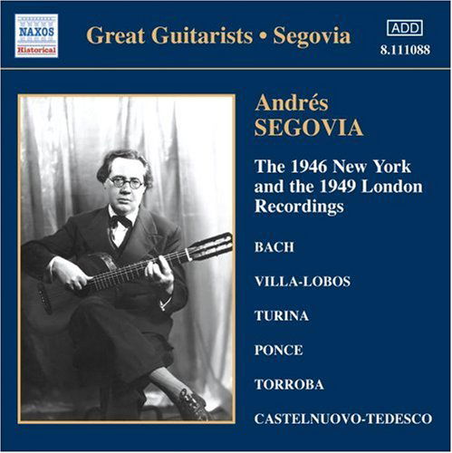 Edition Vol.2 (1947-1949) - Andres Segovia - Muziek - NAXOS - 0747313308828 - 11 mei 2006