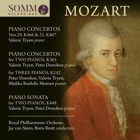 Mozart / Piano Concertos - Tryon / Donohoe / Momen / Rpo - Musiikki - SOMM - 0748871326828 - perjantai 2. maaliskuuta 2018