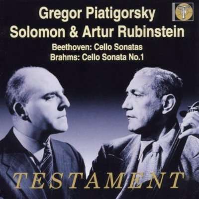 Cello-sonaten - Piatigorsky,g. / Solomon - Musik - TESTAMENT - 0749677215828 - 1 juli 1999