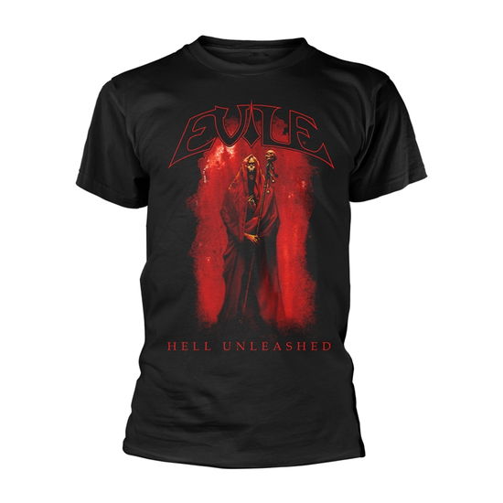 Cover for Evile · Hell Unleashed (Black) (T-shirt) [size S] [Black edition] (2021)