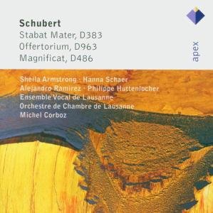 Schubert: Stabat Mater / Offertorium / Magnificat - Armstrong Sheila / Schaer Hanna / Corboz Michel - Musique - WARNER APEX - 0825646168828 - 23 juillet 2004