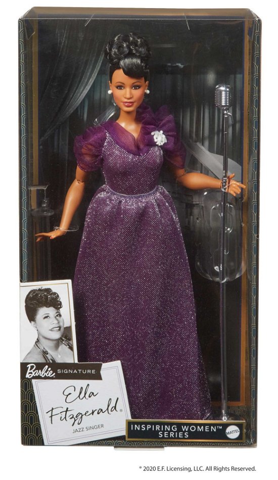 Barbie Inspiring Women Ella Fitzgerald - Barbie - Merchandise - Fisher Price - 0887961801828 - 15. januar 2022