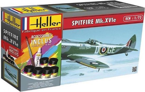 1/72 Starter Kit Spitfire - Heller - Merchandise - MAPED HELLER JOUSTRA - 3279510562828 - 